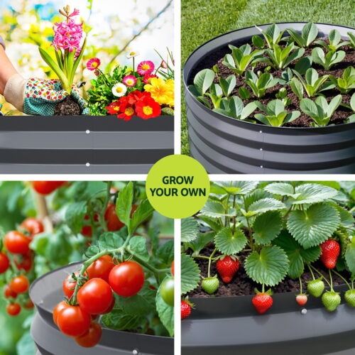 Green Fingers Garden Bed 80X68cm Planter Box - Image 6