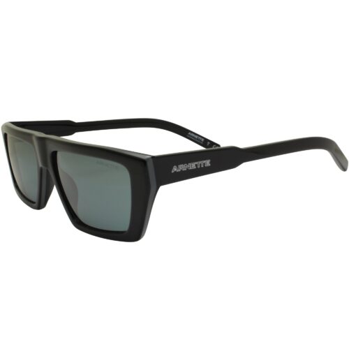 Arnette AN 4281 12116G Woobat Shiny Black Grey Mirror Lens Mens Women Sunglasses