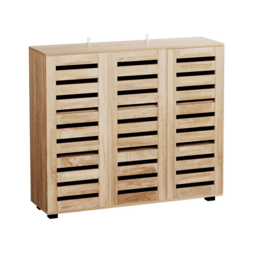 Artiss Shoe Rack Cabinet 30 Pairs Adjustable Shelf - Image 3