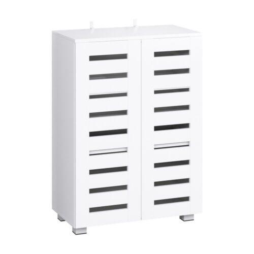 Artiss Shoe Rack Storage Cabinet 20 Pairs 5-tier White Alster - Image 3