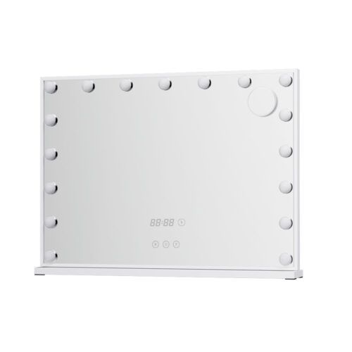 Embellir Makeup Mirror 80x60cm Hollywood Vanity with LED Light Tabletop White - Image 3