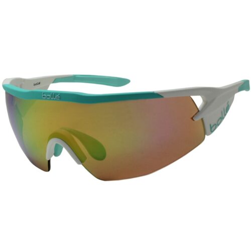 Bolle Aeromax 12270 White Mint Frame with Modulator Emerald Lens Mens Sunglasses - Image 2