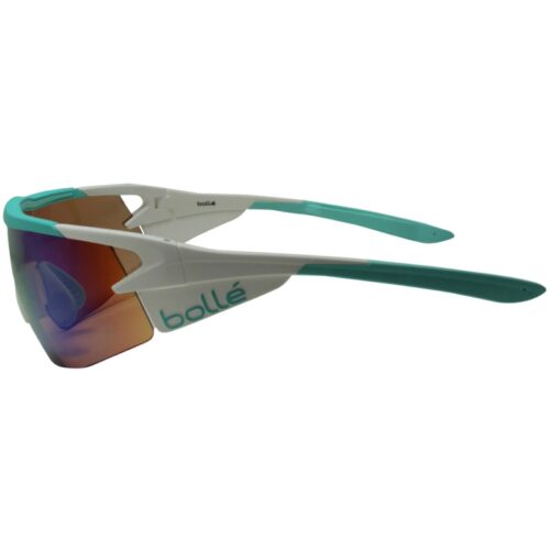 Bolle Aeromax 12270 White Mint Frame with Modulator Emerald Lens Mens Sunglasses - Image 3