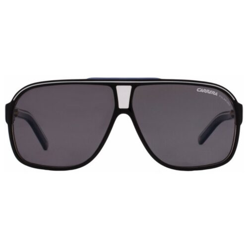 Carrera Polarized Grand Prix 2 T5C M9 Shiny Black Blue Grey Lens Mens Sunglasses - Image 2