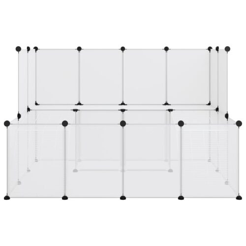Small Animal Cage Transparent 143x107x93cm PP Steel - Image 3