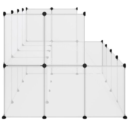 Small Animal Cage Transparent 143x107x93cm PP Steel - Image 4