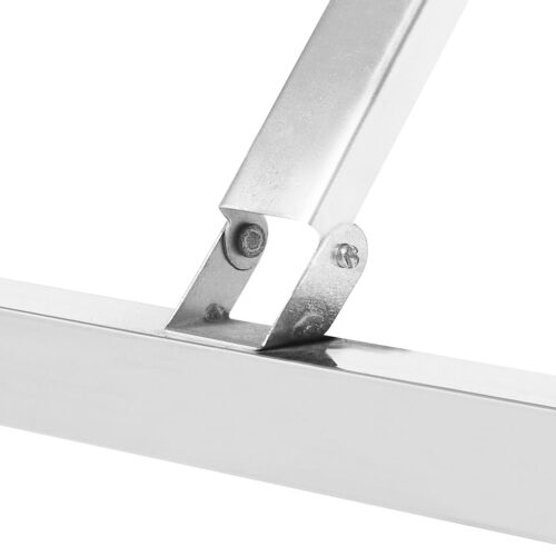 Kitchen Folding Work Table 120x60x80cm Stainless Steel - Image 6