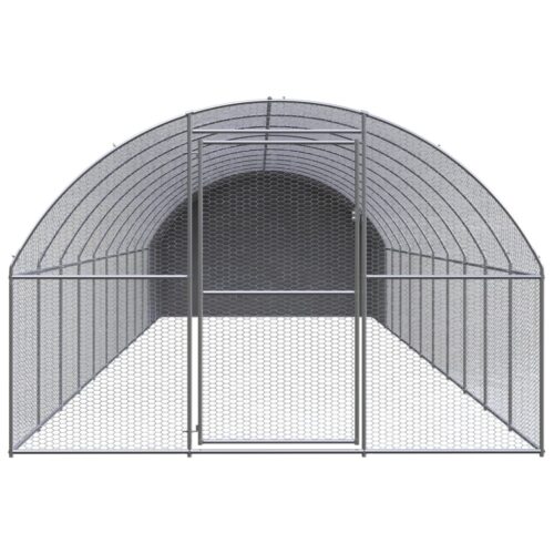 Outdoor Chicken Coop 3x12x2mGalvanised Steel - Image 2