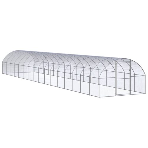 Outdoor Chicken Coop 3x16x2mGalvanised Steel