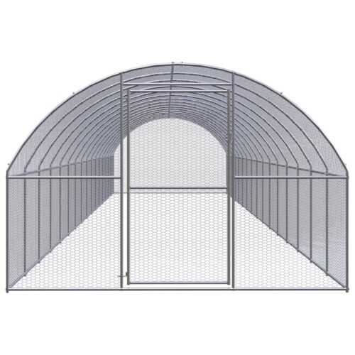 Outdoor Chicken Coop 3x16x2mGalvanised Steel - Image 2