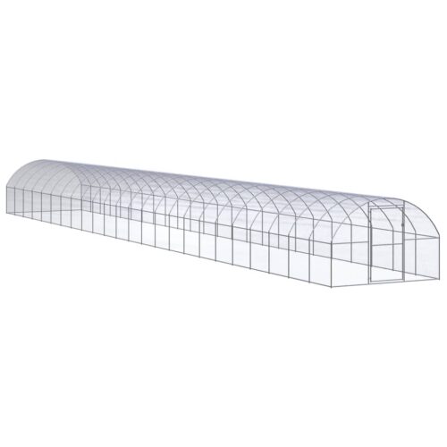Outdoor Chicken Coop 3x24x2mGalvanised Steel
