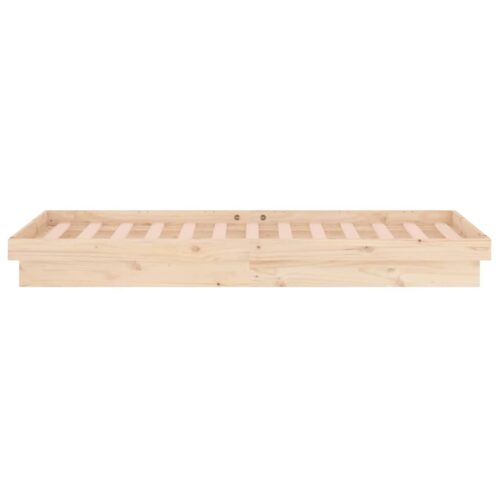 LED Bed Frame 90x190cm Solid Wood - Image 8
