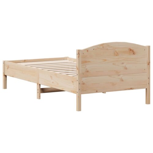 Bed Frame 90x190cm Solid Wood Pine - Image 5