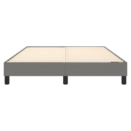 Bed Frame Dark Grey Queen Fabric - Image 5