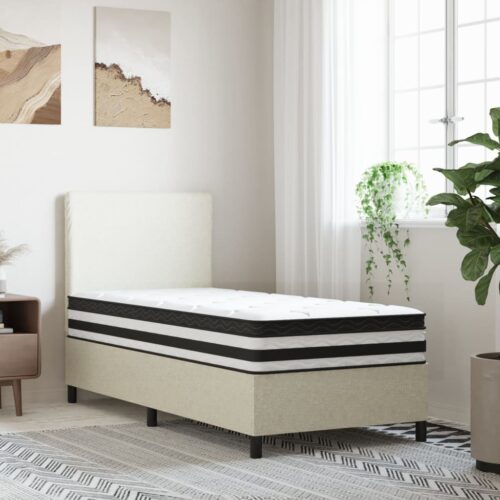 Pocket Spring Mattress Fabric Foam Medium Firm Bed Single Size 90x190cm - Image 8