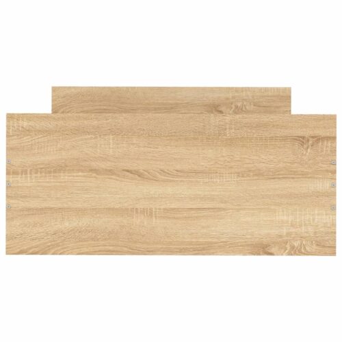 Bed Frame Sonoma Oak 90x190cm Engineered Wood - Image 4