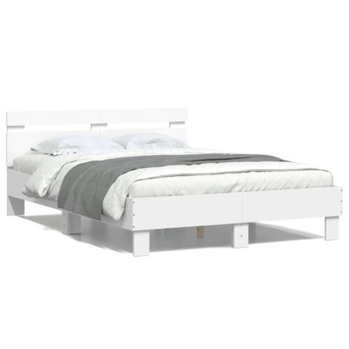 Bed Frame White 135x190cm
