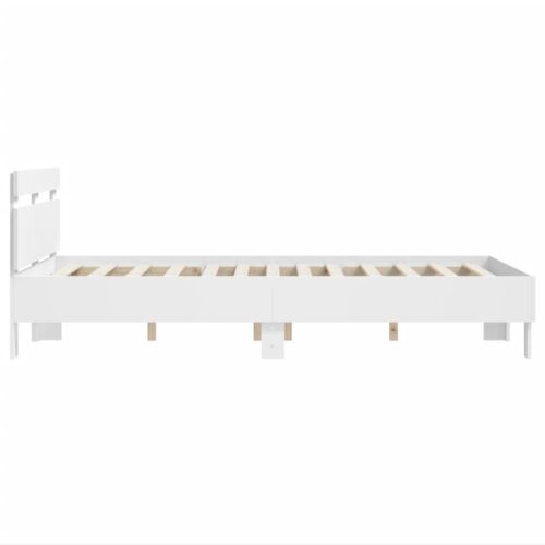 Bed Frame White 135x190cm - Image 6