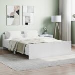 Bed Frame White 135x190cm