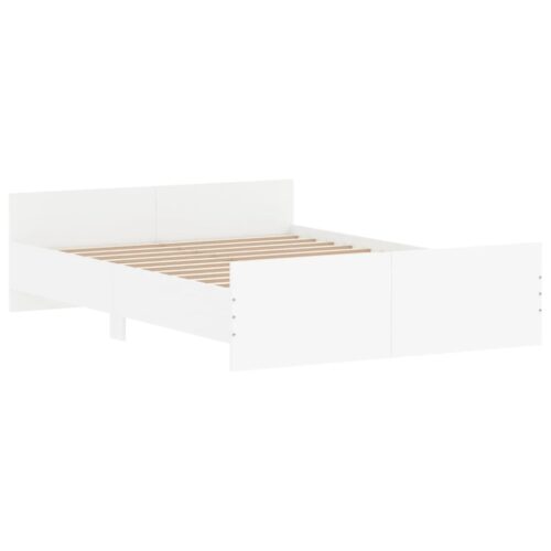 Bed Frame White 135x190cm - Image 3