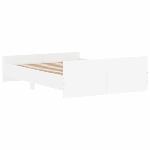 Bed Frame White 135x190cm - Image 6