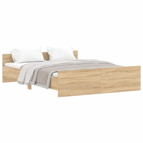 Bed Frame Sonoma Oak 150x200cm