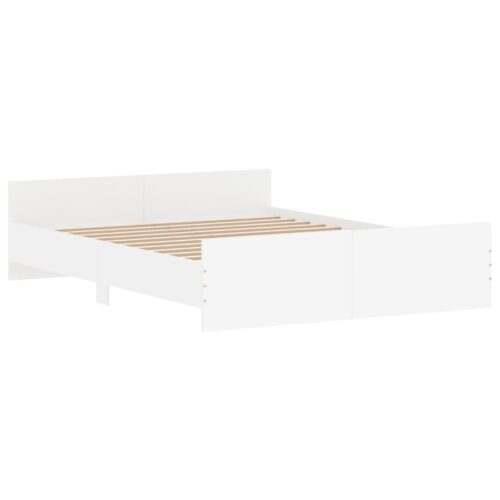 Bed Frame White 150x200cm - Image 3