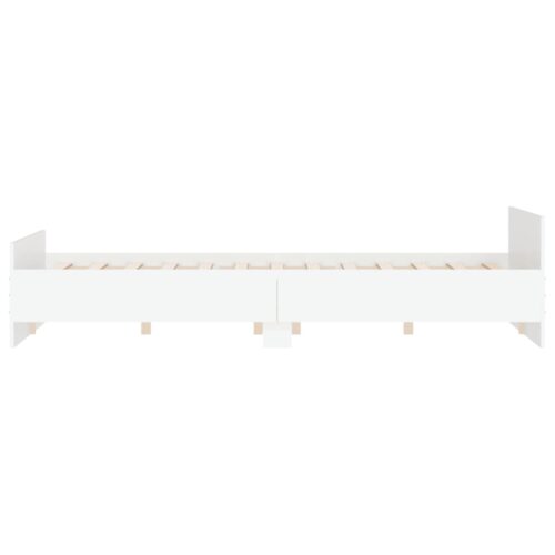 Bed Frame White 150x200cm - Image 5