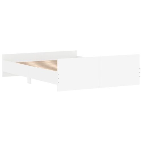 Bed Frame White 150x200cm - Image 6