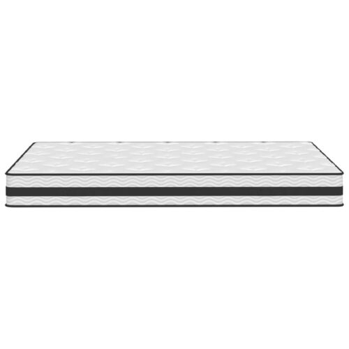 Bonnell Spring Mattress Fabric Foam Medium Firm Bed Double Size 137x190cm - Image 4