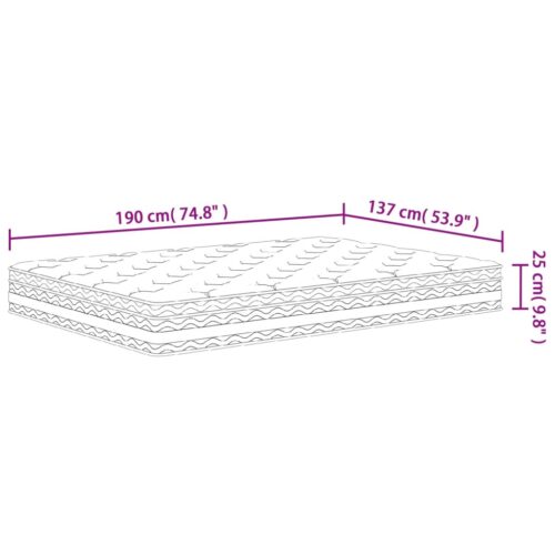 Pocket Spring Mattress Medium 137x190cm - Image 7