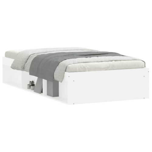 Bed Frame White 90x190cm - Image 3