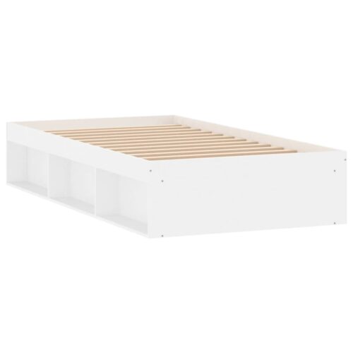 Bed Frame White 90x190cm - Image 5