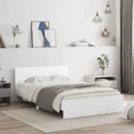 Bed Frame White 135x190cm
