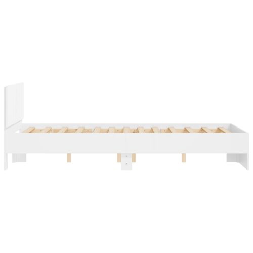 Bed Frame White 135x190cm - Image 6