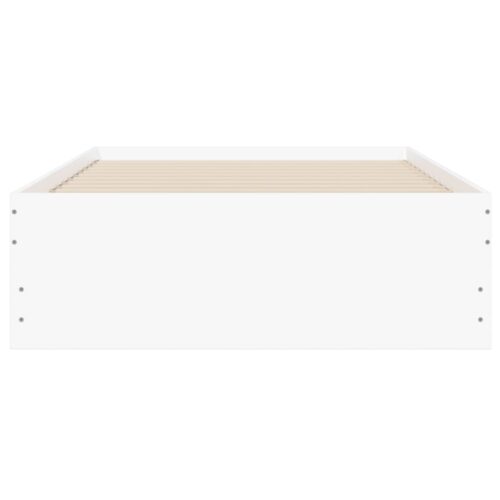Bed Frame with Drawers White 90x190cm - Image 6