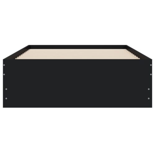 Bed Frame with Drawers Black 90x190cm - Image 6