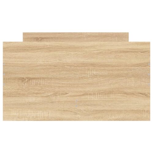 Bed Frame with Drawers Sonoma Oak 90x190cm - Image 7
