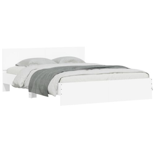 Bed Frame White 150x200cm - Image 3