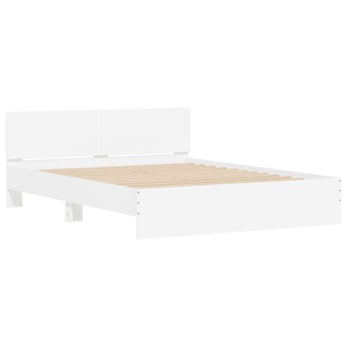 Bed Frame White 150x200cm - Image 4