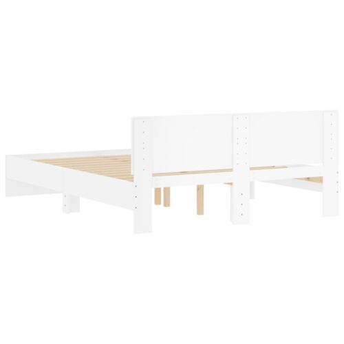 Bed Frame White 150x200cm - Image 7