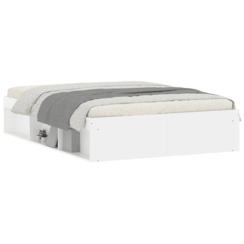 Bed Frame White 135x190cm - Image 3