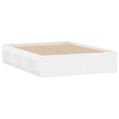 Bed Frame White 135x190cm - Image 5