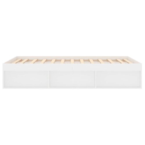 Bed Frame White 135x190cm - Image 7