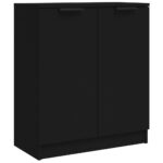 Sideboard Black 60x30x70cm Engineered Wood