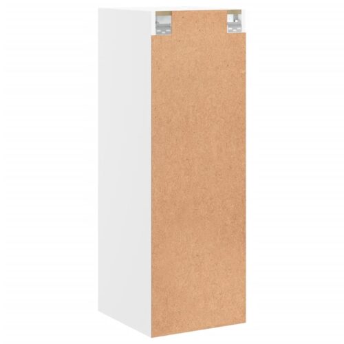Wall Cabinet with Glass Doors White 35x37x100cm - Image 8