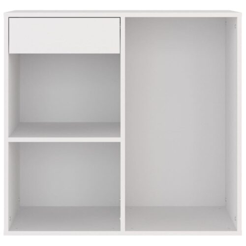 Cosmetic Cabinet White 80x40x75cm Engineered Wood - Image 5