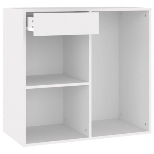 Cosmetic Cabinet White 80x40x75cm Engineered Wood - Image 6