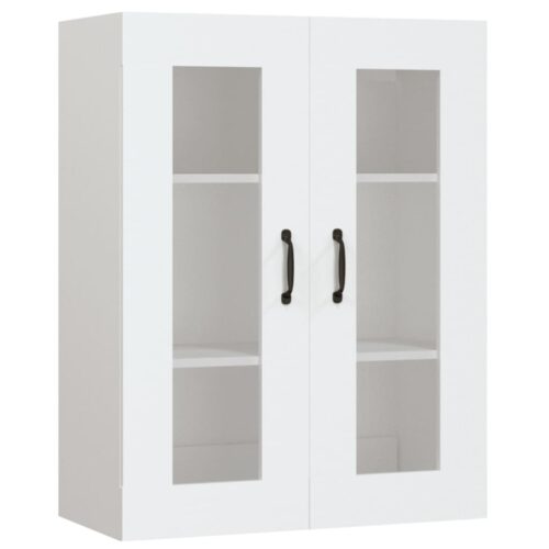 Hanging Wall Cabinet White 69.5x34x90cm