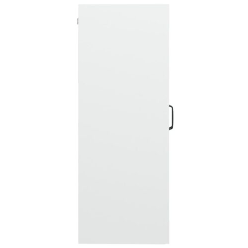 Hanging Wall Cabinet White 69.5x34x90cm - Image 4